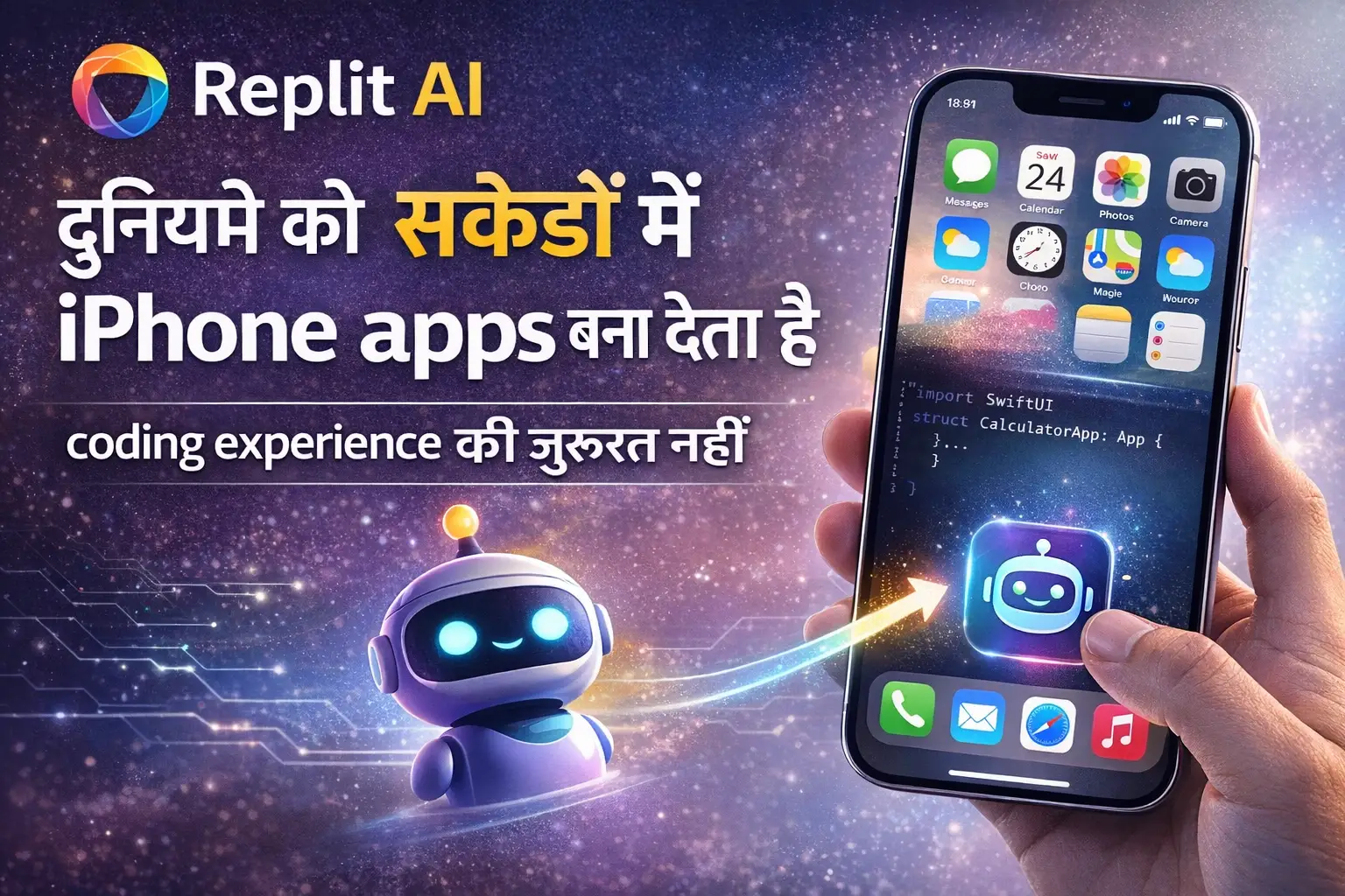 Replit AI किसी को भी सेकंडों में iPhone apps बना देता है, coding experience की ज़रूरत नहीं  
